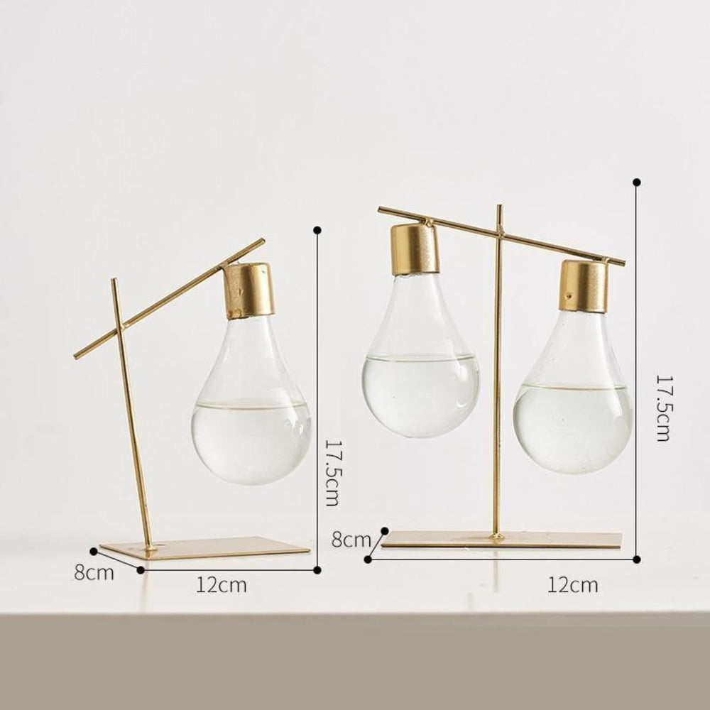 Stilren förökningvas för hem och kontor | Elegant design för tillväxt av enstaka och dubVeskaa växter | Veska