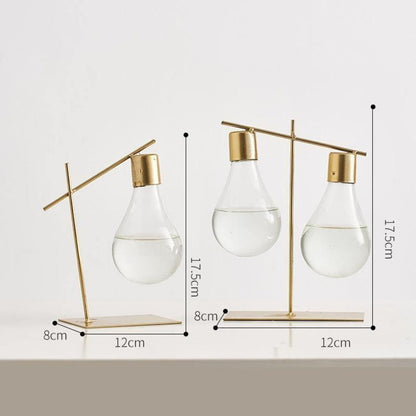Stilren förökningvas för hem och kontor | Elegant design för tillväxt av enstaka och dubVeskaa växter | Veska