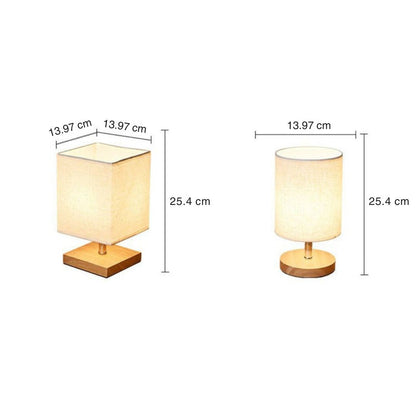 Stilren Minimalistisk Bordslampa - LinenWood | Veska