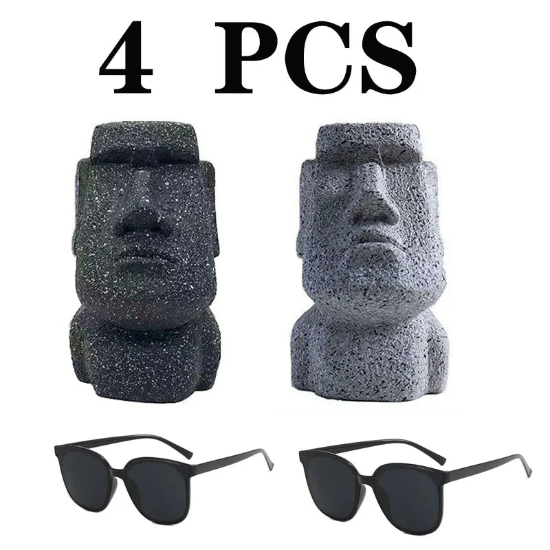 Stone Face Glasögonhållare Ställ | Veska Ljusgrå
