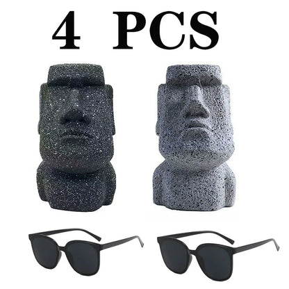 Stone Face Glasögonhållare Ställ | Veska Ljusgrå