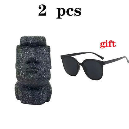 Stone Face Glasögonhållare Ställ | Veska ljusgrön