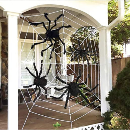 Stora Svarta Spindeln Halloween Festdekoration | Veska