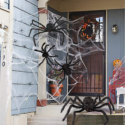 Stora Svarta Spindeln Halloween Festdekoration | Veska