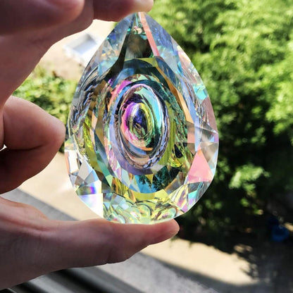 Stort Hängande Kristall Prisma Ornament | Veska