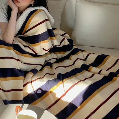 Stripe Sofa Throw | Veska Brun