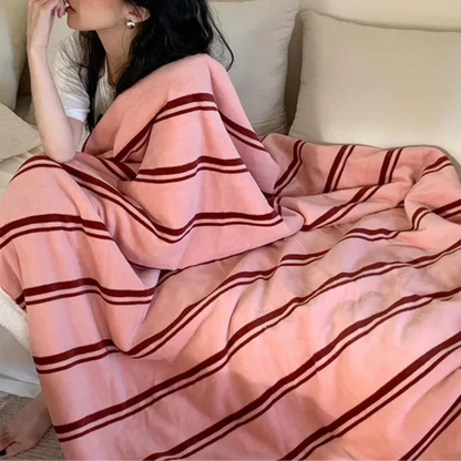 Stripe Sofa Throw | Veska Koral