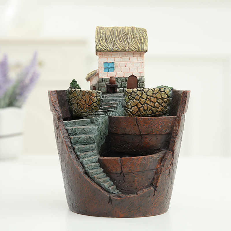 Suckulent Dekorativ Veskaomkruka för Mini Trädgård Bonsai Växtkruka för Mikro Landskap och Trädgård | Veska DY1838