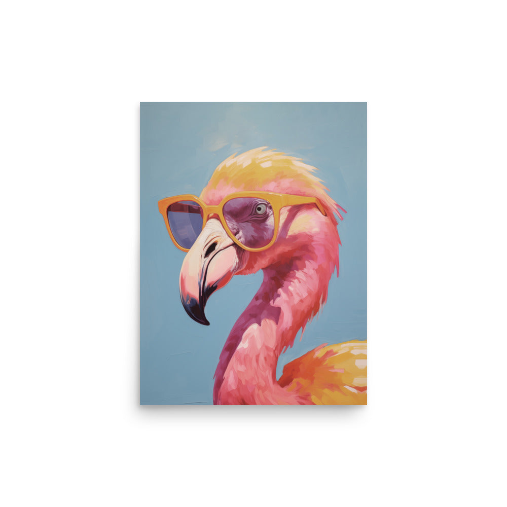Summer Flamingo | Veska 12″×16″