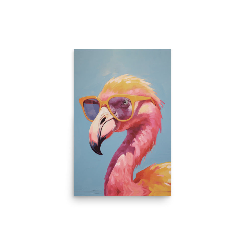 Summer Flamingo | Veska 12″×18″