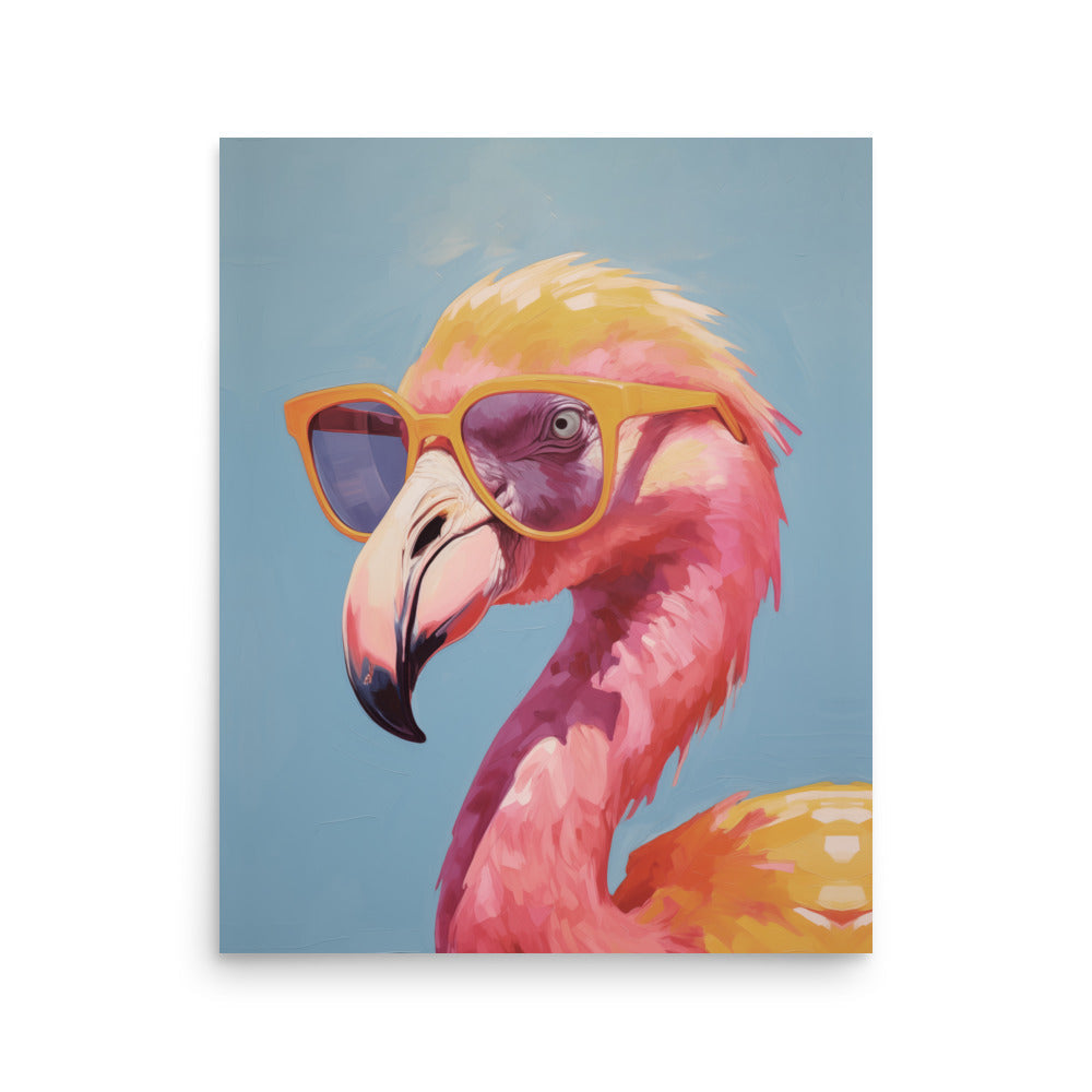Summer Flamingo | Veska 16″×20″