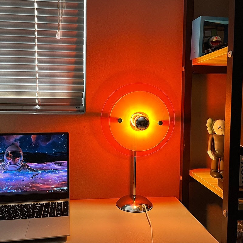 Sunset Atmosfär Regnbåge Bordslampa | Veska Orange