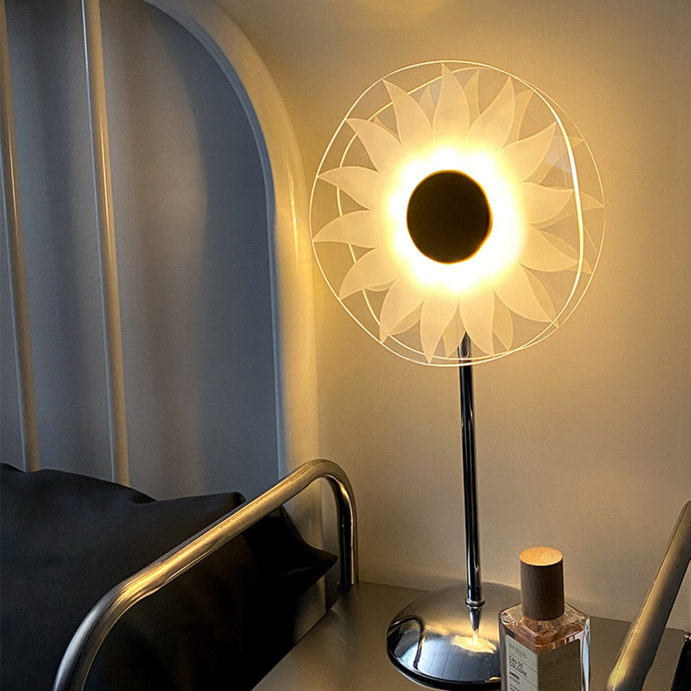 Sunset Atmosfär Regnbåge Bordslampa | Veska Solrosstil