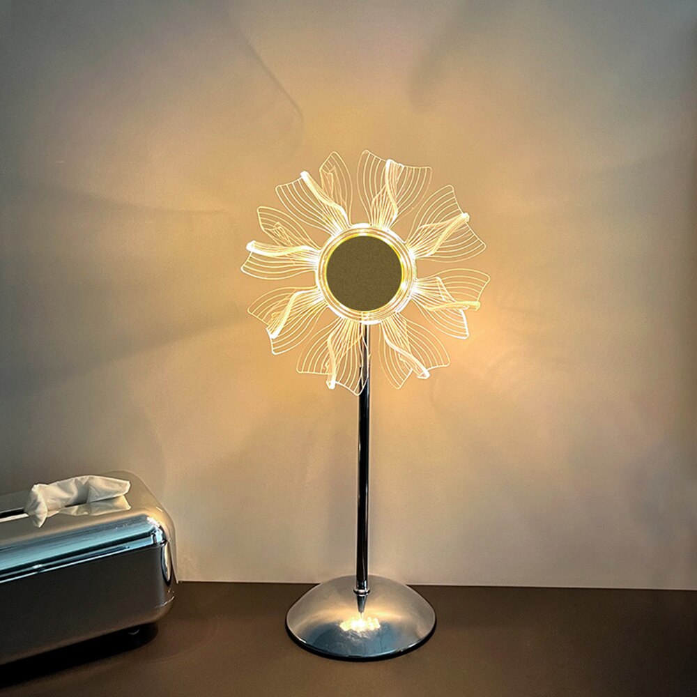 Sunset Atmosfär Regnbåge Bordslampa | Veska Vindkraftverk stil