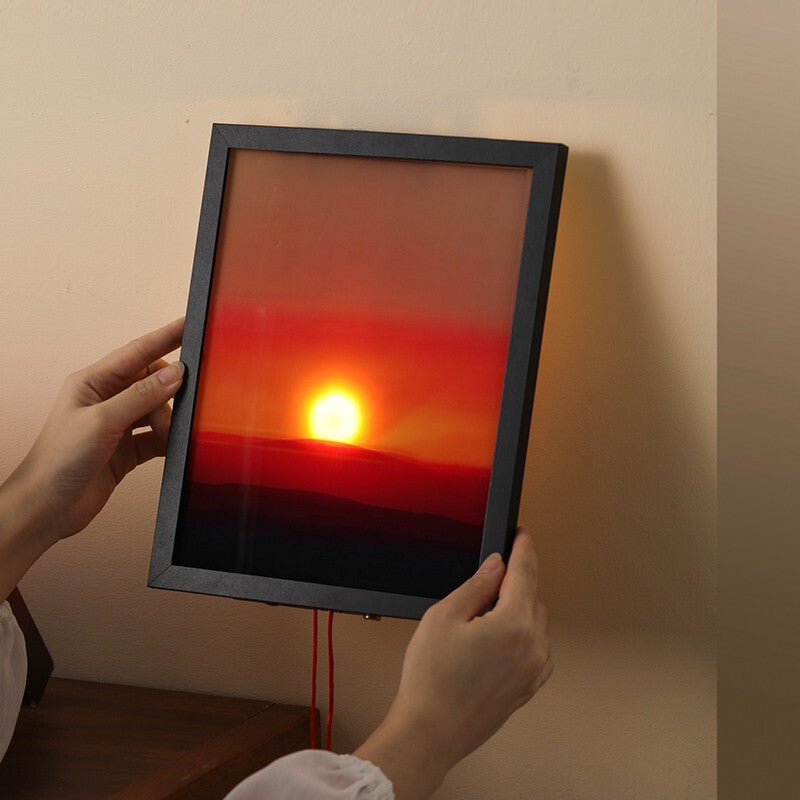 Sunset Time Ambient Art Vägglampa | Veska