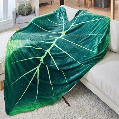 Super Soft Giant Leaf Blanket | Veska 150x200cm