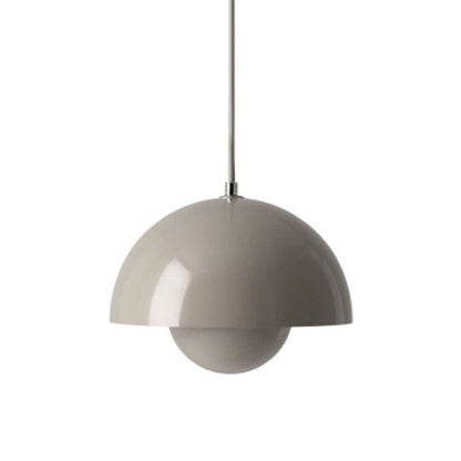 Suspension Auroraglo V2 - Modern lampa i form av en Veskaomkruka för sovrum, LED belysning, skandinavisk design | Veska Grå 23CM*16CM