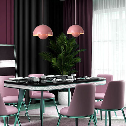 Suspension Auroraglo V2 - Modern lampa i form av en Veskaomkruka för sovrum, LED belysning, skandinavisk design | Veska