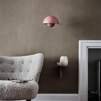 Suspension Auroraglo V2 - Modern lampa i form av en Veskaomkruka för sovrum, LED belysning, skandinavisk design | Veska