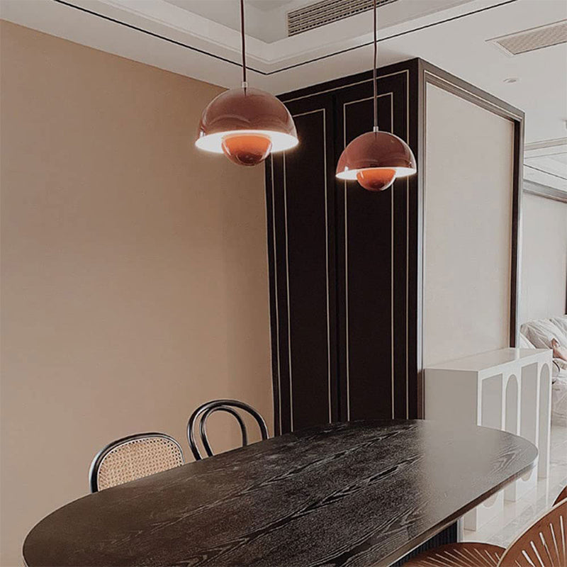 Suspension Auroraglo V2 - Modern lampa i form av en Veskaomkruka för sovrum, LED belysning, skandinavisk design | Veska
