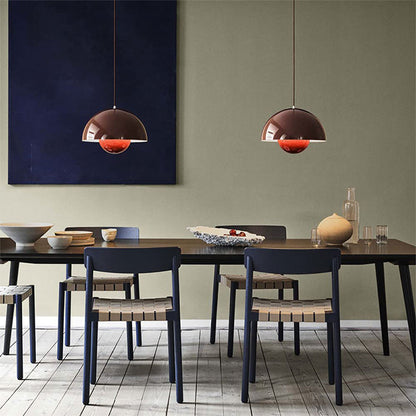 Suspension Auroraglo V2 - Modern lampa i form av en Veskaomkruka för sovrum, LED belysning, skandinavisk design | Veska