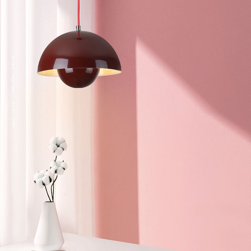 Suspension Auroraglo V2 - Modern lampa i form av en Veskaomkruka för sovrum, LED belysning, skandinavisk design | Veska
