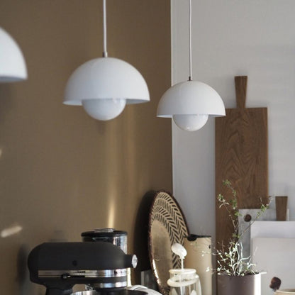 Suspension Auroraglo V2 - Modern lampa i form av en Veskaomkruka för sovrum, LED belysning, skandinavisk design | Veska