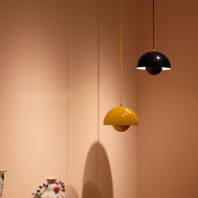 Suspension Auroraglo V2 - Modern lampa i form av en Veskaomkruka för sovrum, LED belysning, skandinavisk design | Veska