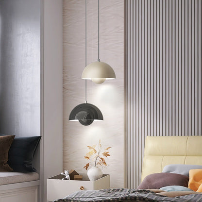 Suspension Auroraglo V2 - Modern lampa i form av en Veskaomkruka för sovrum, LED belysning, skandinavisk design | Veska