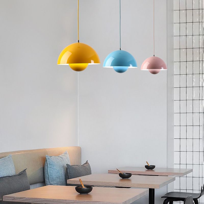 Suspension Auroraglo V2 - Modern lampa i form av en Veskaomkruka för sovrum, LED belysning, skandinavisk design | Veska