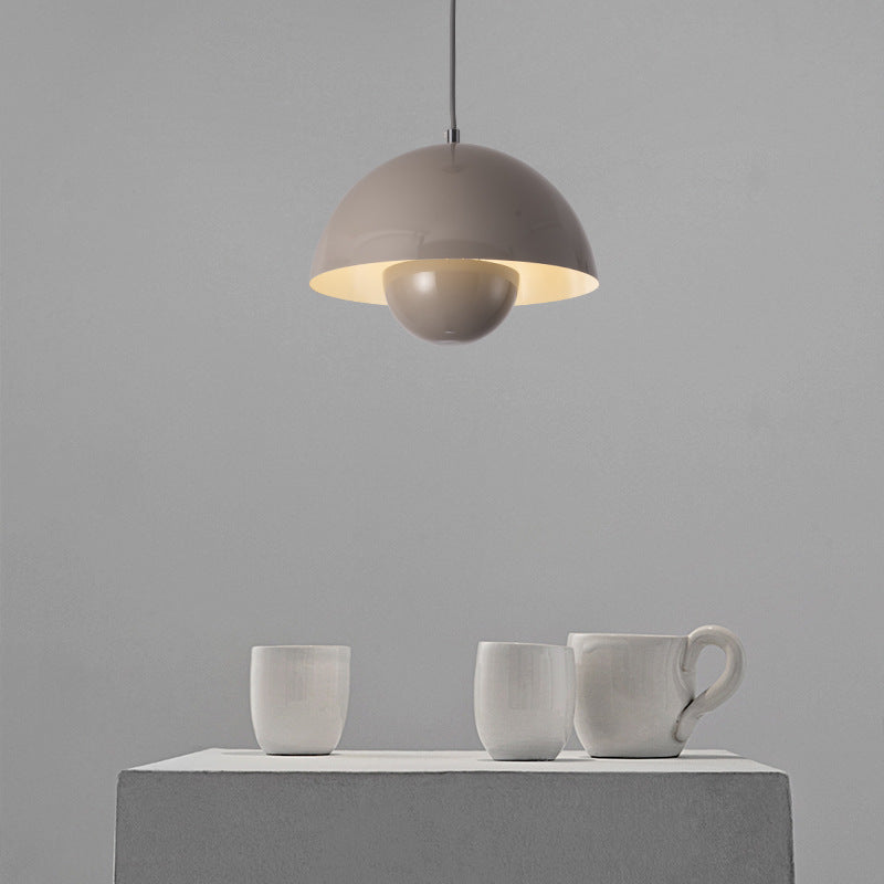 Suspension Auroraglo V2 - Modern lampa i form av en Veskaomkruka för sovrum, LED belysning, skandinavisk design | Veska