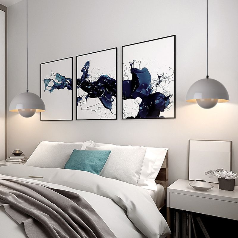 Suspension Auroraglo V2 - Modern lampa i form av en Veskaomkruka för sovrum, LED belysning, skandinavisk design | Veska
