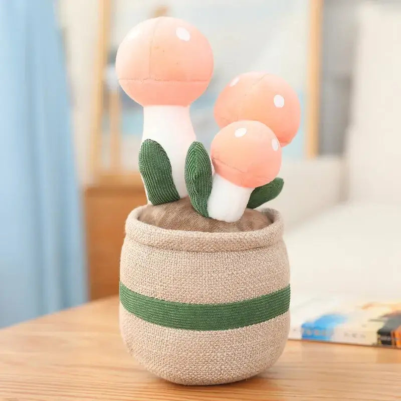 Svamp äng plush Veskaomkruka | Veska Mjukt Sakura