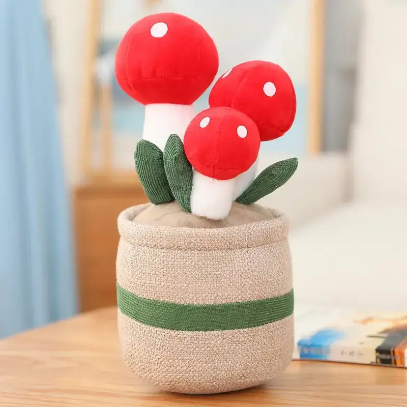 Svamp äng plush Veskaomkruka | Veska Ruby Radiance