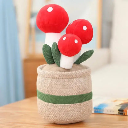 Svamp äng plush Veskaomkruka | Veska Ruby Radiance