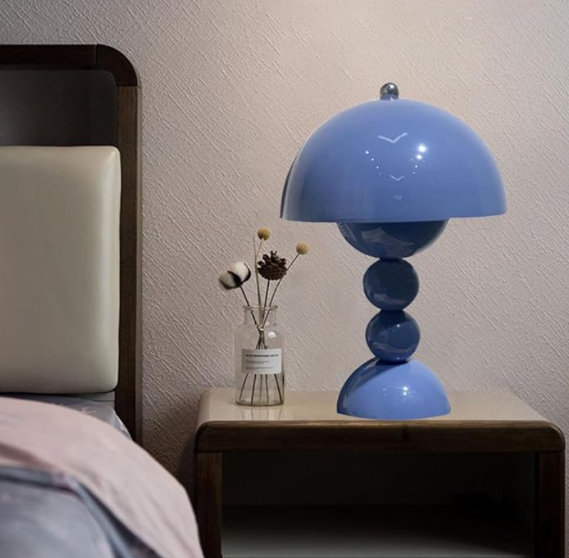 Svamp Dimbar LED Bordslampa | USB Uppladdningsbar | Veska