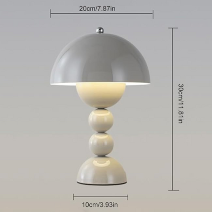 Svamp Dimbar LED Bordslampa | USB Uppladdningsbar | Veska
