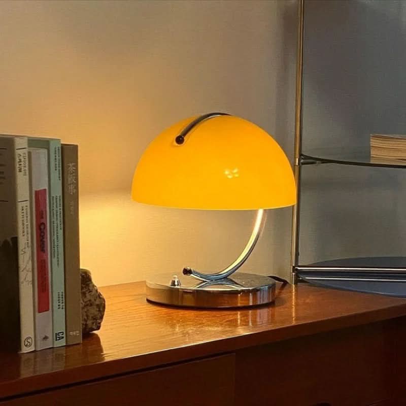 Svamp Glas Bordlampa i Dansk Stil | Veska Orange
