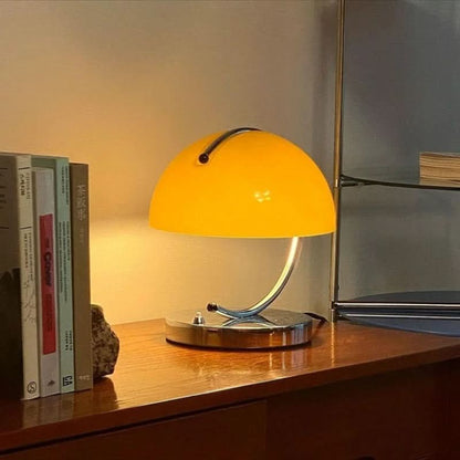 Svamp Glas Bordlampa i Dansk Stil | Veska Orange