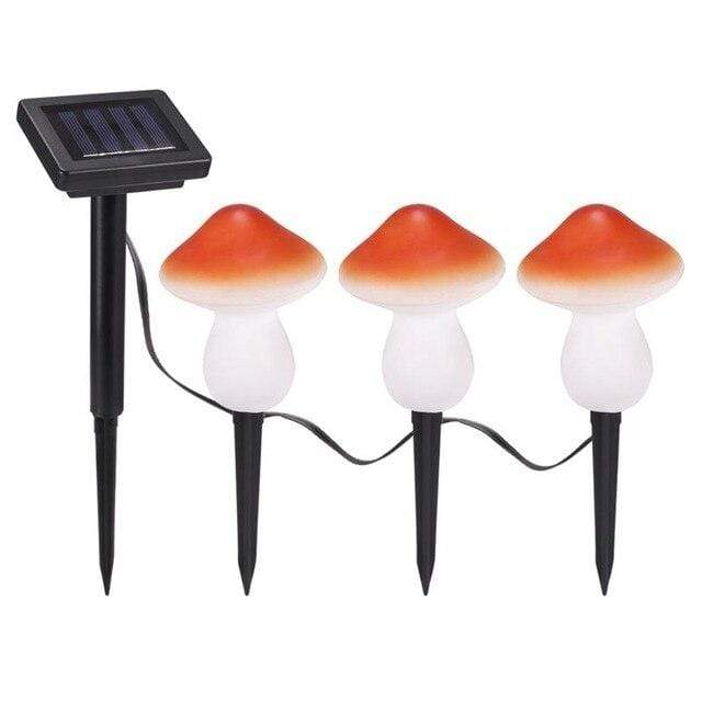 Svamp Solenergi Ljus | Veska D