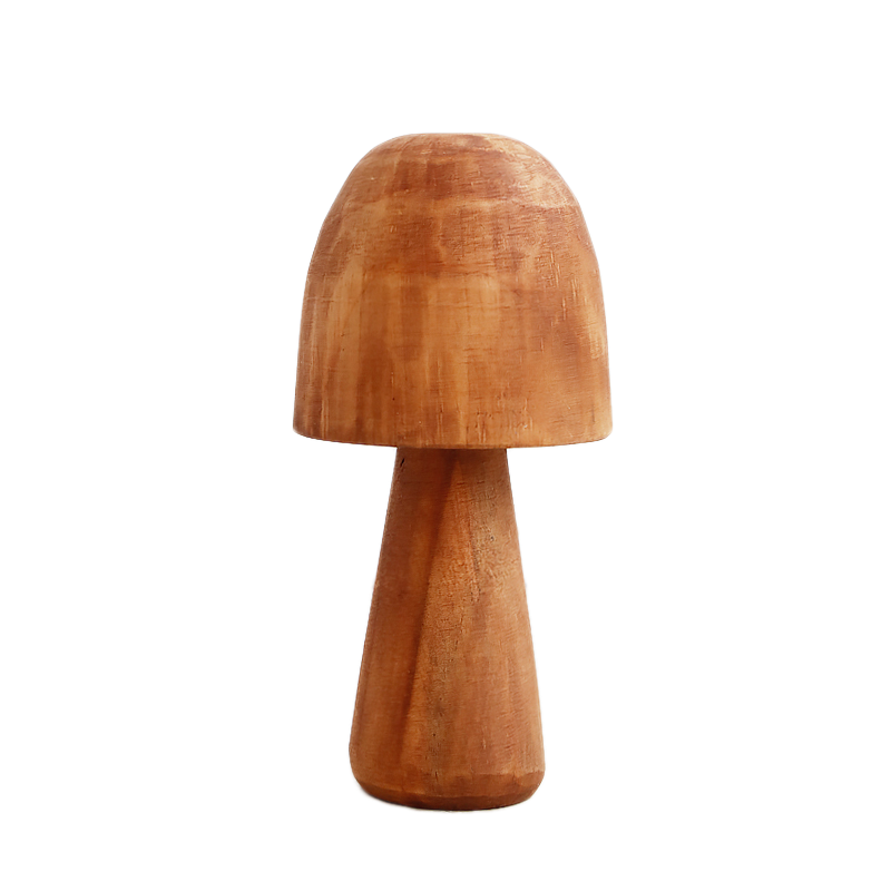Svamp Solid Wood Skulptur Heminredning | Veska