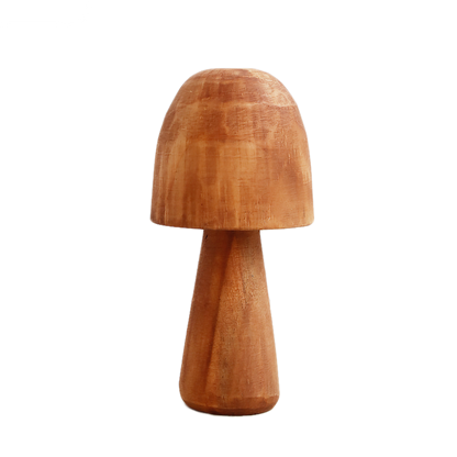 Svamp Solid Wood Skulptur Heminredning | Veska