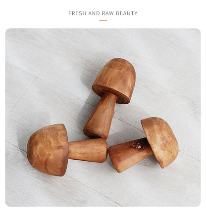 Svamp Solid Wood Skulptur Heminredning | Veska