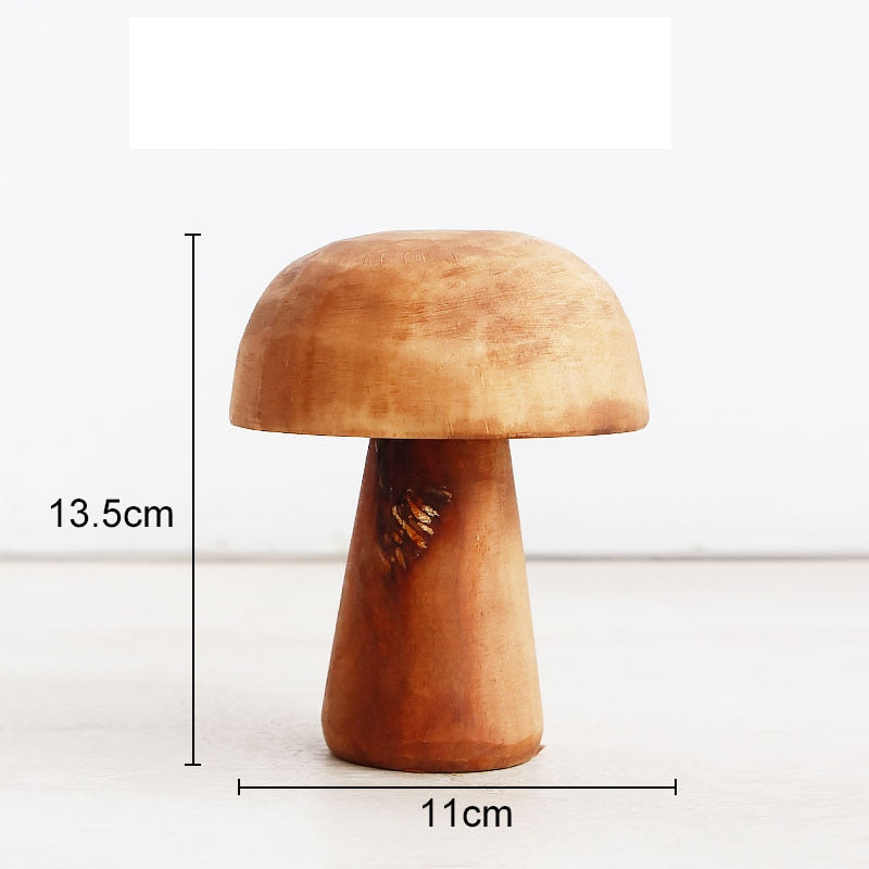 Svamp Solid Wood Skulptur Heminredning | Veska A01