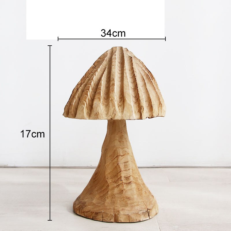 Svamp Solid Wood Skulptur Heminredning | Veska B01