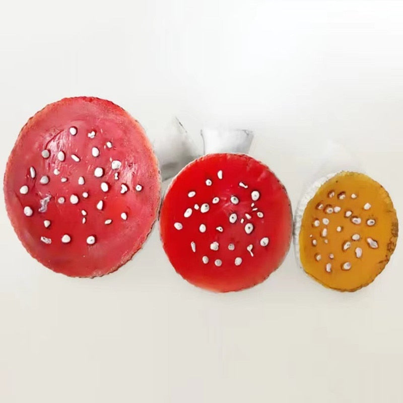 Svampformad flytande hylldel av resin | Veska 3PCS