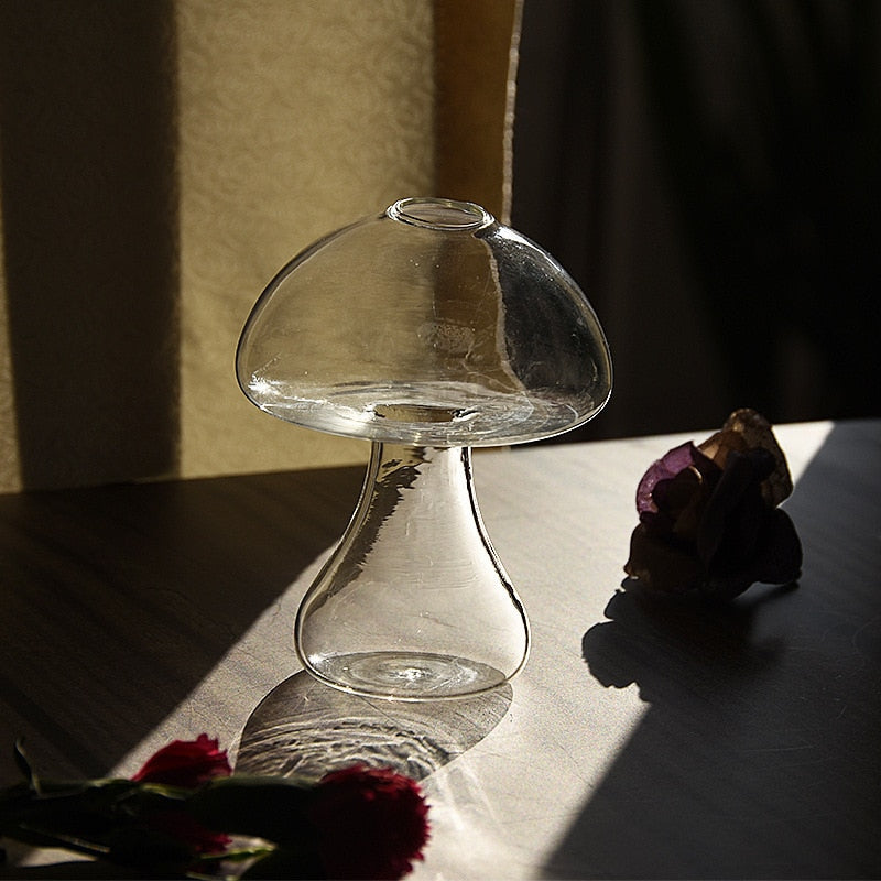 Svampinspirerad elegant glasvas | Veska A