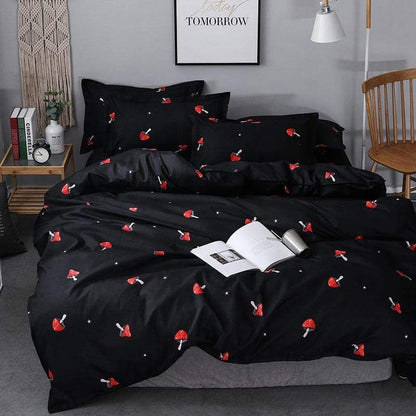 Svamptryck Duvet Set 3 delar | Veska