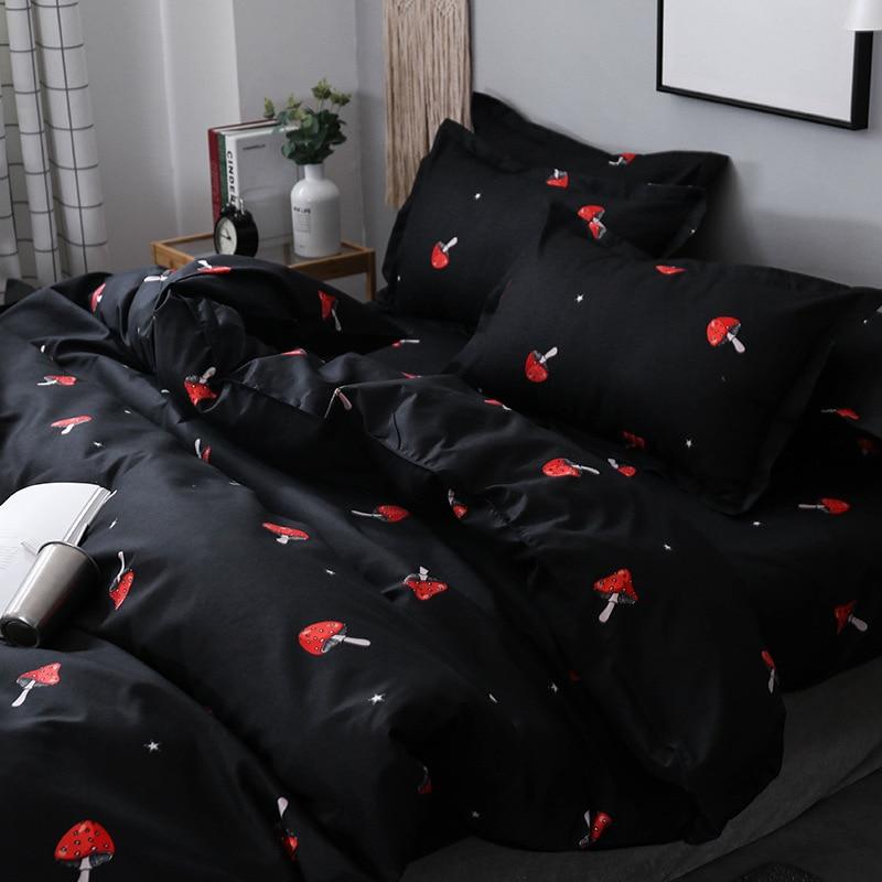 Svamptryck Duvet Set 3 delar | Veska