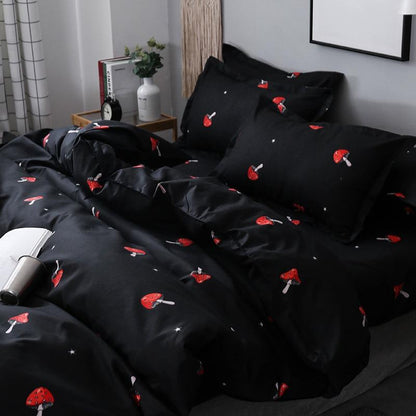 Svamptryck Duvet Set 3 delar | Veska